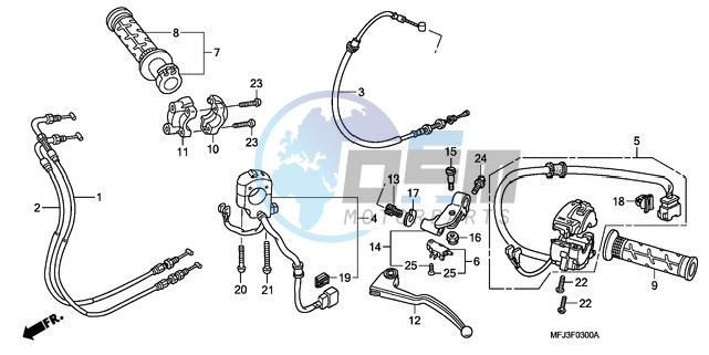 HANDLE LEVER/SWITCH/CABLE