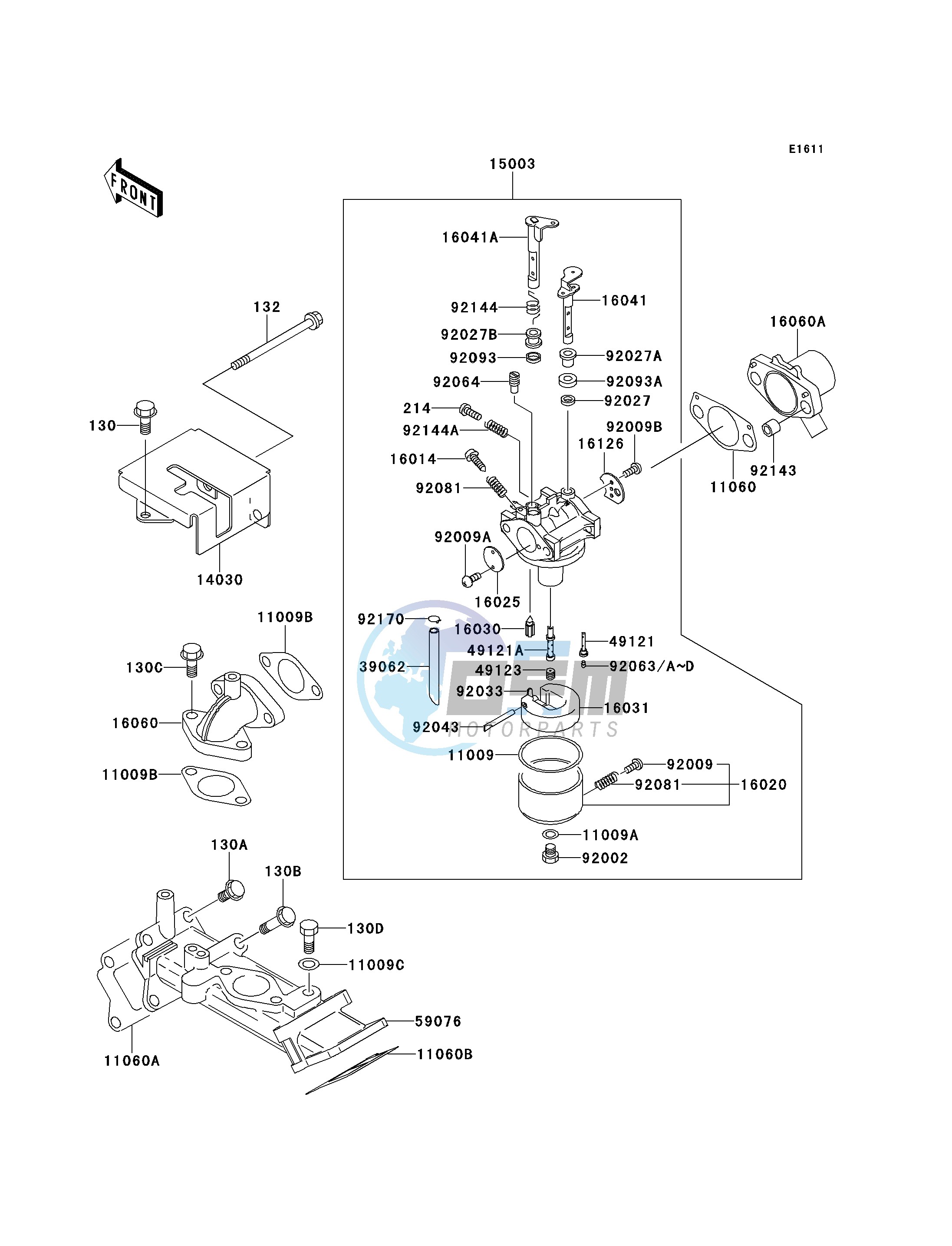 CARBURETOR --  - AF620C-502739- -