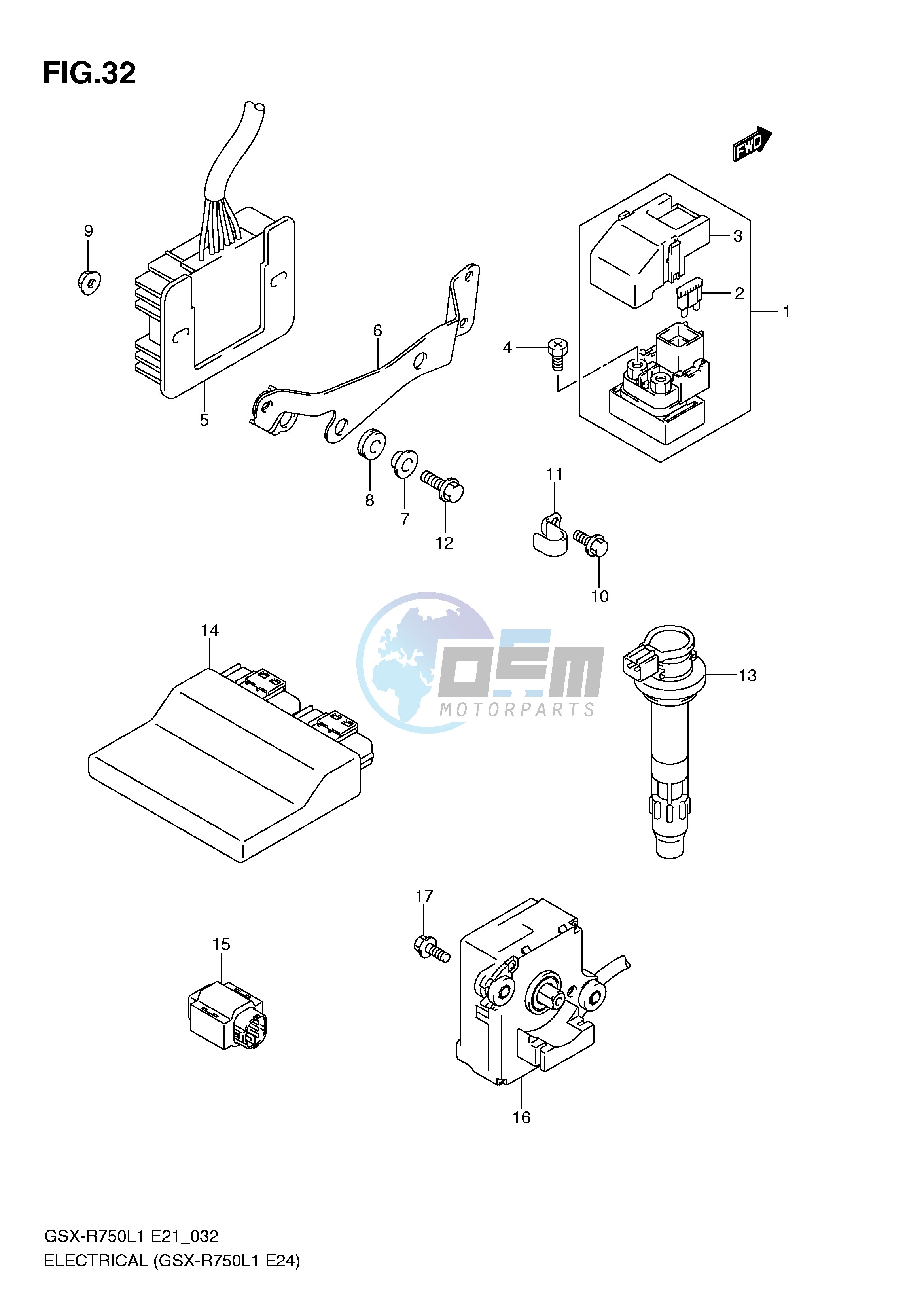 ELECTRICAL (GSX-R750L1 E24)