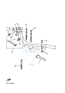 PW50 (2SAR) drawing HANDLE SWITCH & LEVER