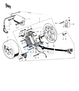 G5 (B-C) 100 drawing IGNITION_GENERATOR_RECTIFIER -- 74-75 B_C- -