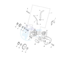 TZR 50 drawing OIL PUMP