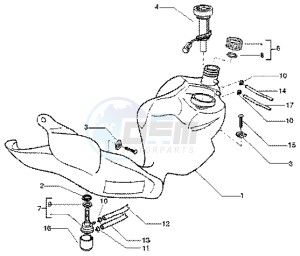 Liberty 50 4t drawing Fuel Tank