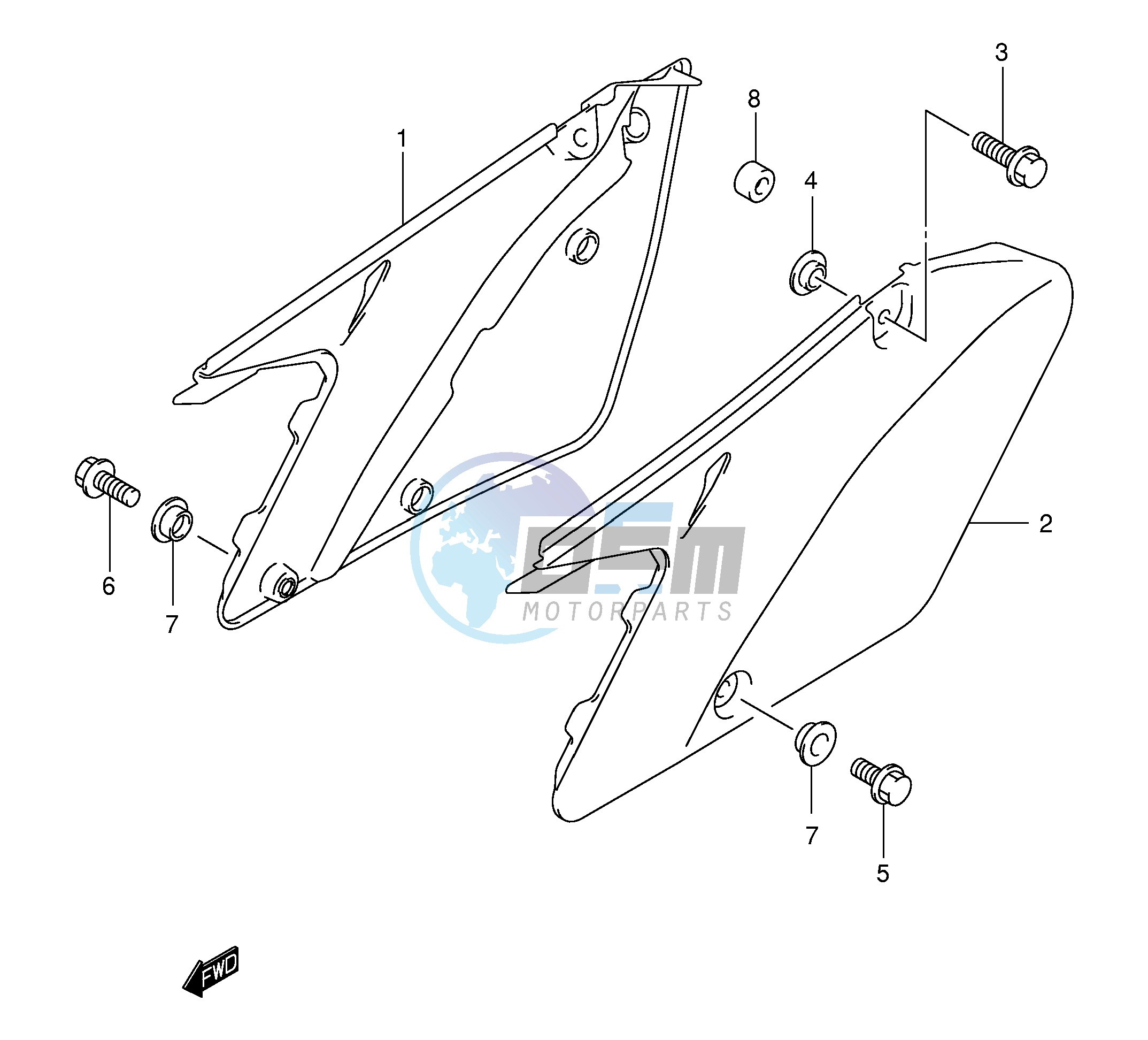 FRAME COVER (MODEL K2)