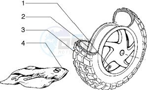 Stalker 50 drawing Rear Wheel