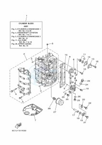 FT50JET drawing CYLINDER--CRANKCASE-1