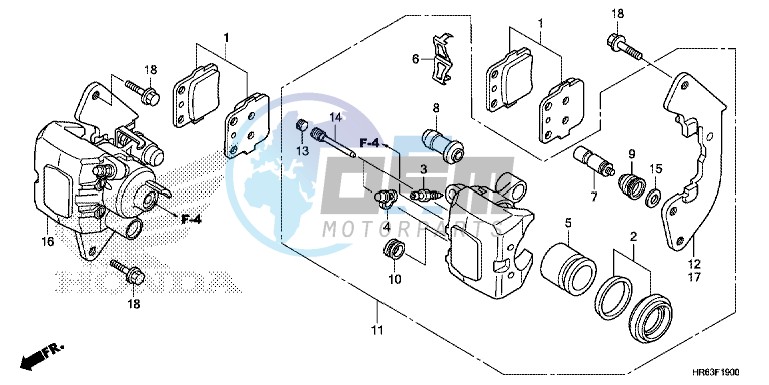 FRONT BRAKE CALIPER