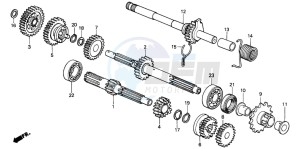 CT110 drawing TRANSMISSION (2)