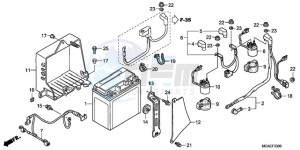 GL18009 Australia - (U) drawing BATTERY