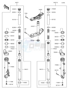 NINJA 650 EX650KHF XX (EU ME A(FRICA) drawing Front Fork