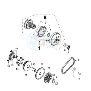 SAT125 drawing CLUTCH