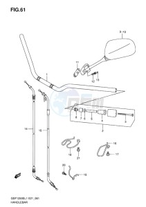 GSF-1250S ABS BANDIT EU drawing HANDLEBAR