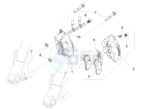 TUONO 1100 V4 FACTORY E4 ABS (APAC) drawing Front brake caliper