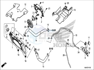 CBR500RAH CBR500R ED drawing RADIATOR