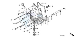 SH1259 E / 3E drawing RIGHT CRANKCASE COVER