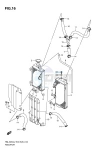 RM-Z250 (E03) drawing RADIATOR