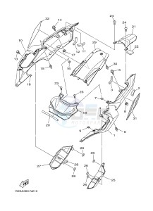 MT07 700 (1WSA) drawing SIDE COVER