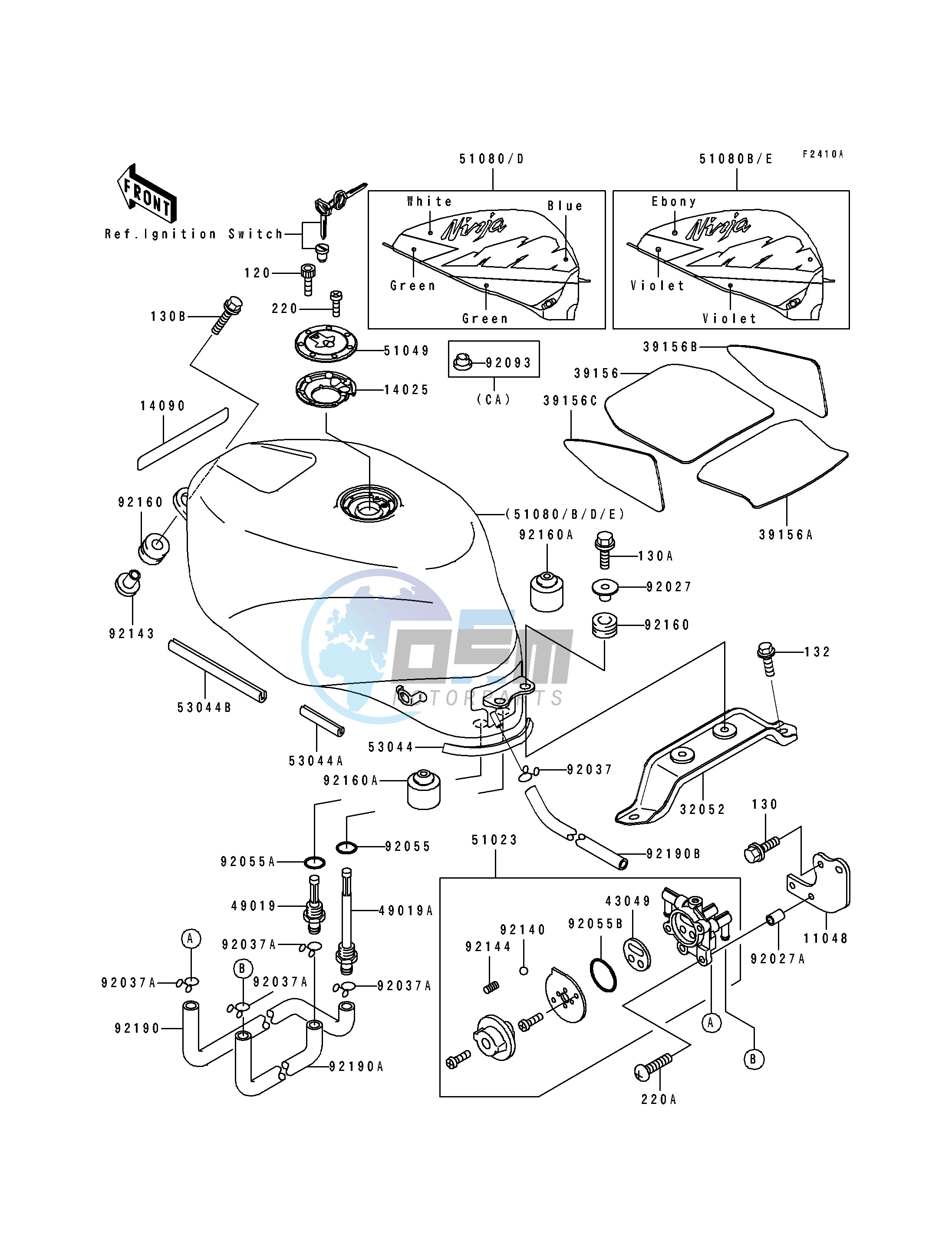 FUEL TANK -- ZX750-L2- -