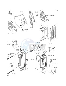 KX 500 E [KX500] (E9) [KX500] drawing RADIATOR