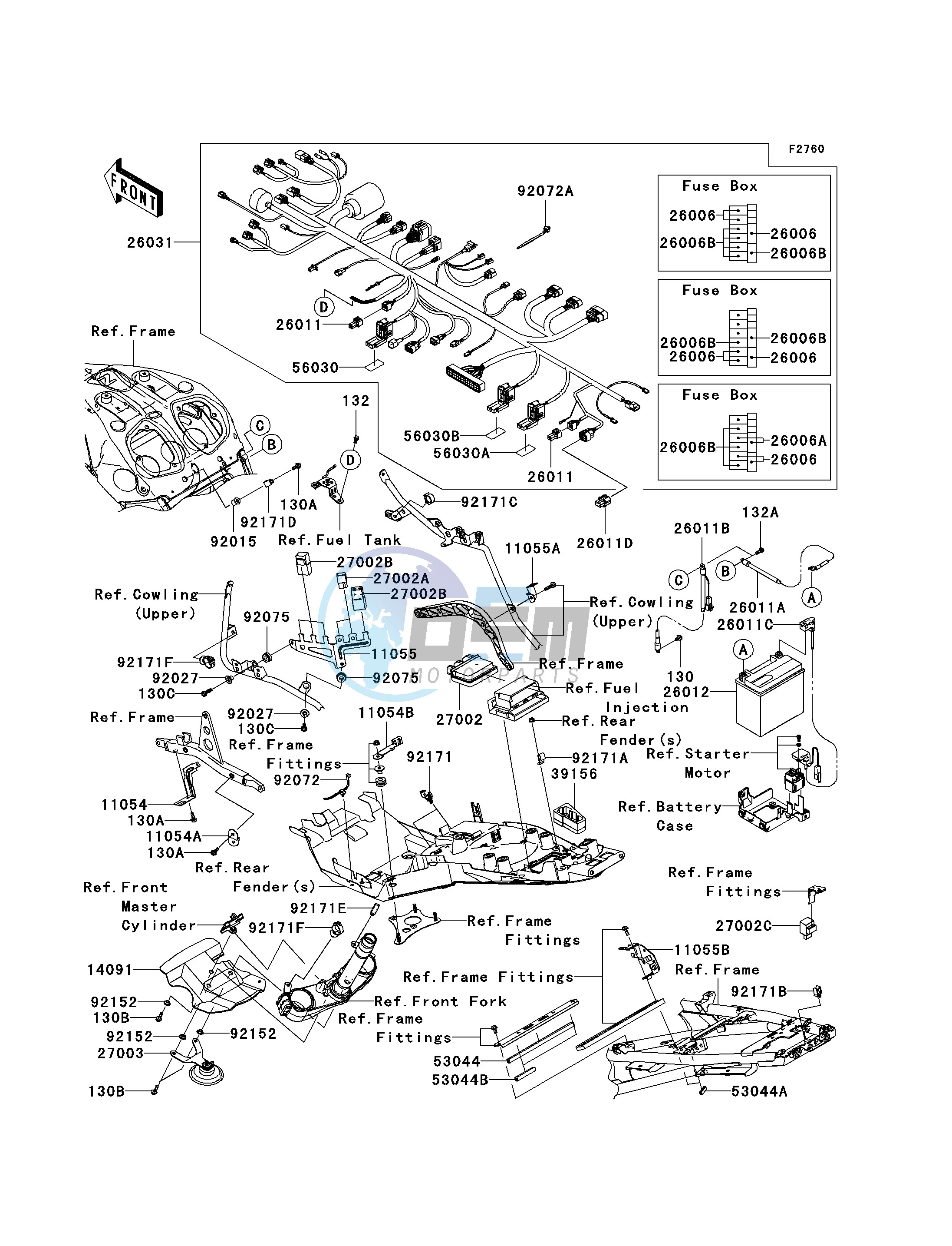 CHASSIS ELECTRICAL EQUIPMENT -- B8F- -