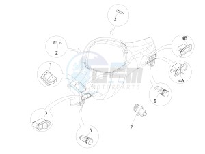 Liberty 125 4t 3v ie e3 drawing Selectors - Switches - Buttons