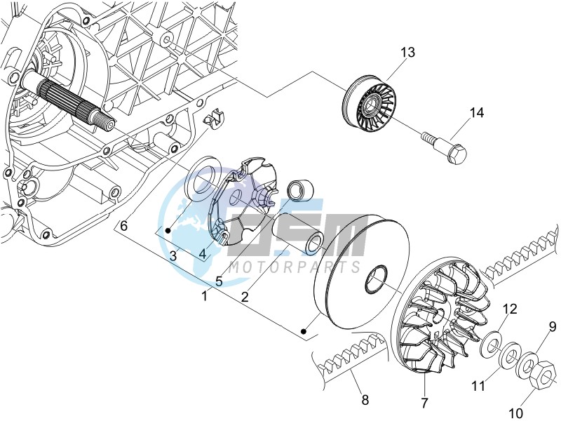 Driving pulley