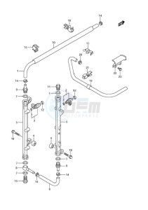 DF 300A drawing Fuel Injector