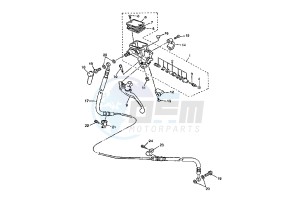 FJR 1300 drawing CLUTCH MASTER CYLINDER