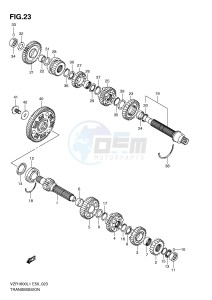 VZR1800 (E50) INTRUDER drawing TRANSMISSION