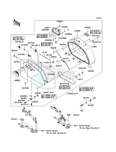 VN1700_VOYAGER_CUSTOM_ABS VN1700KDF GB XX (EU ME A(FRICA) drawing Saddlebags(Side Bag)