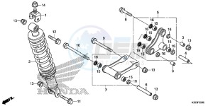 CBR300RAF CBR300RA Europe Direct - (ED) drawing REAR CUSHION