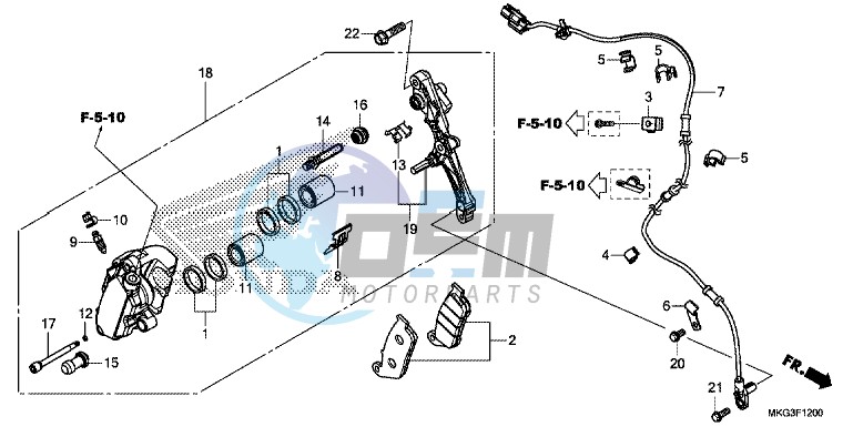 FRONT BRAKE CALIPER