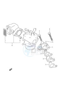 DF 2.5 drawing Intake Pipe/Silencer