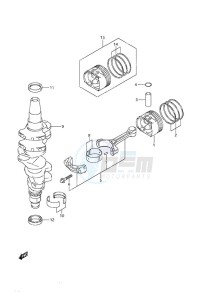 DF 60A drawing Crankshaft