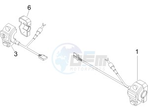 LXV 50 2T CH drawing Selectors - Switches - Buttons