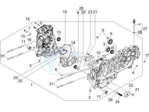 LX 150 4T E3 drawing Crankcase