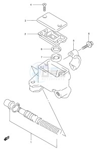 LT-F300 (E24) drawing FRONT MASTER CYLINDER