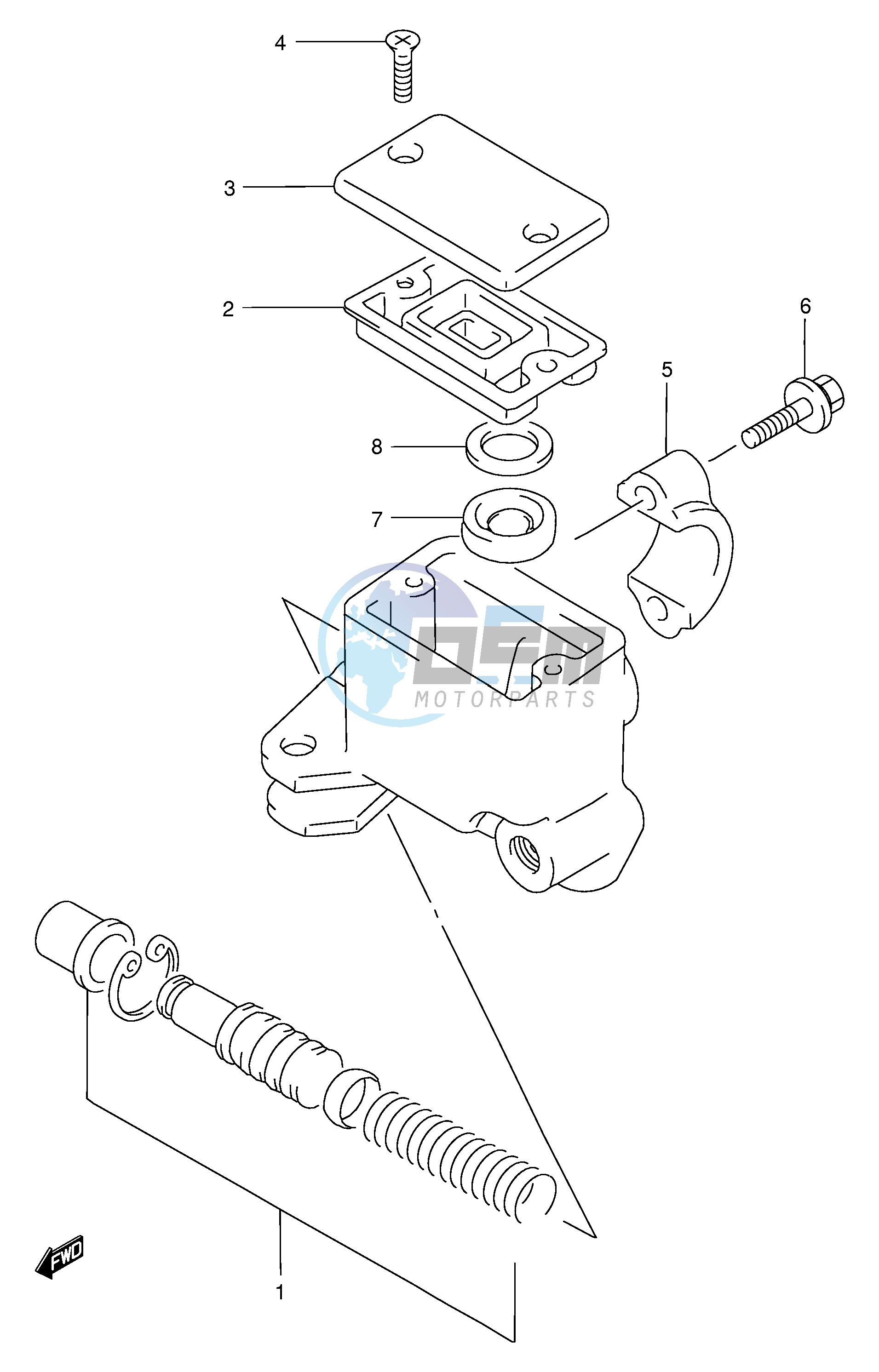 FRONT MASTER CYLINDER