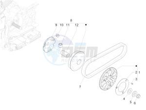 LXV 150 (NAFTA) drawing Driving pulley