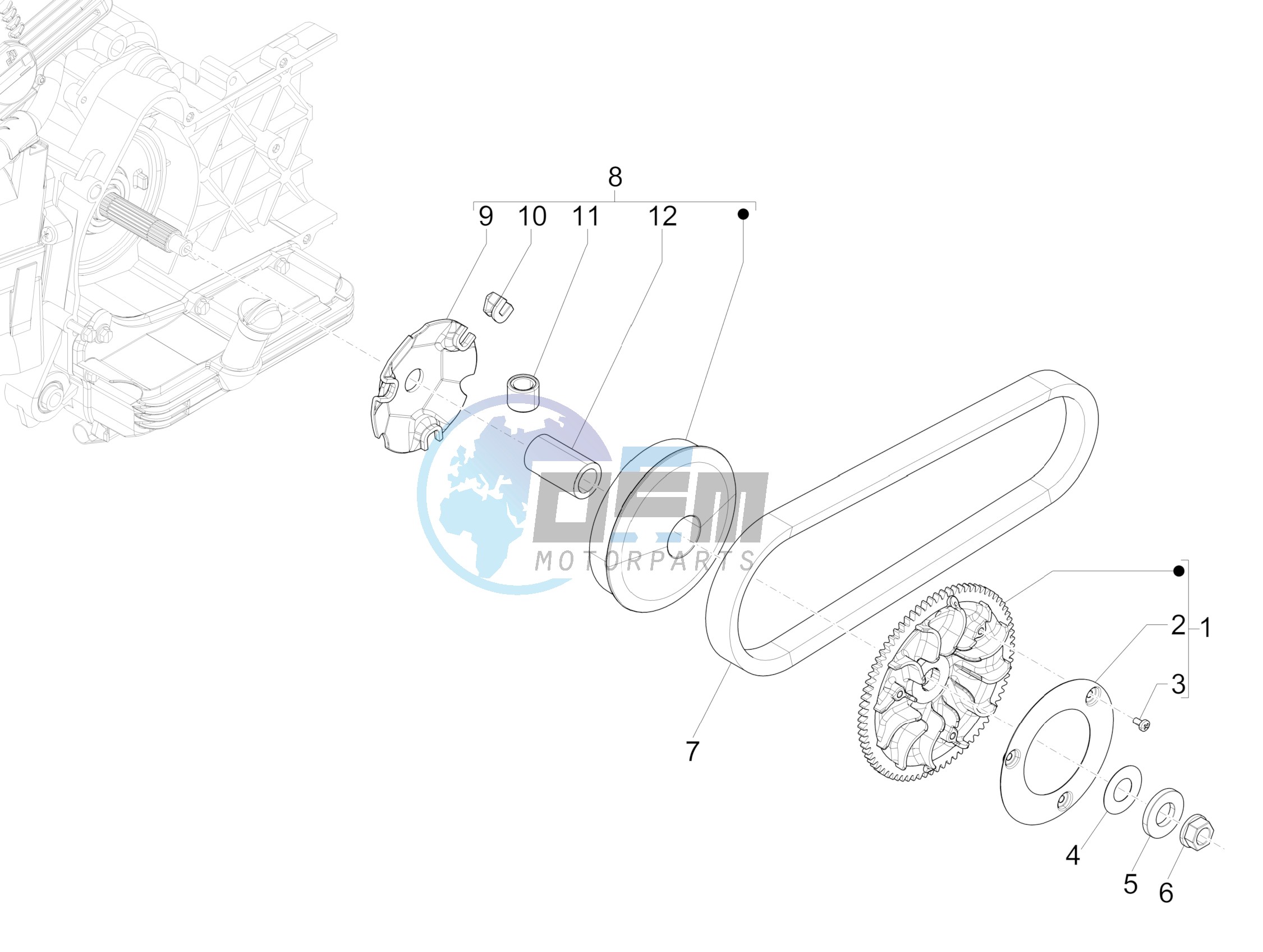 Driving pulley