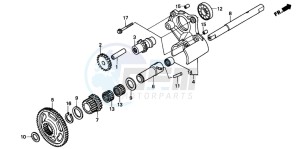 GL1500SE GOLDWING SE drawing REVERSE GEAR