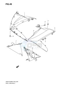 GSX-R1000 (E2) drawing SIDE COWLING (MODEL K7)