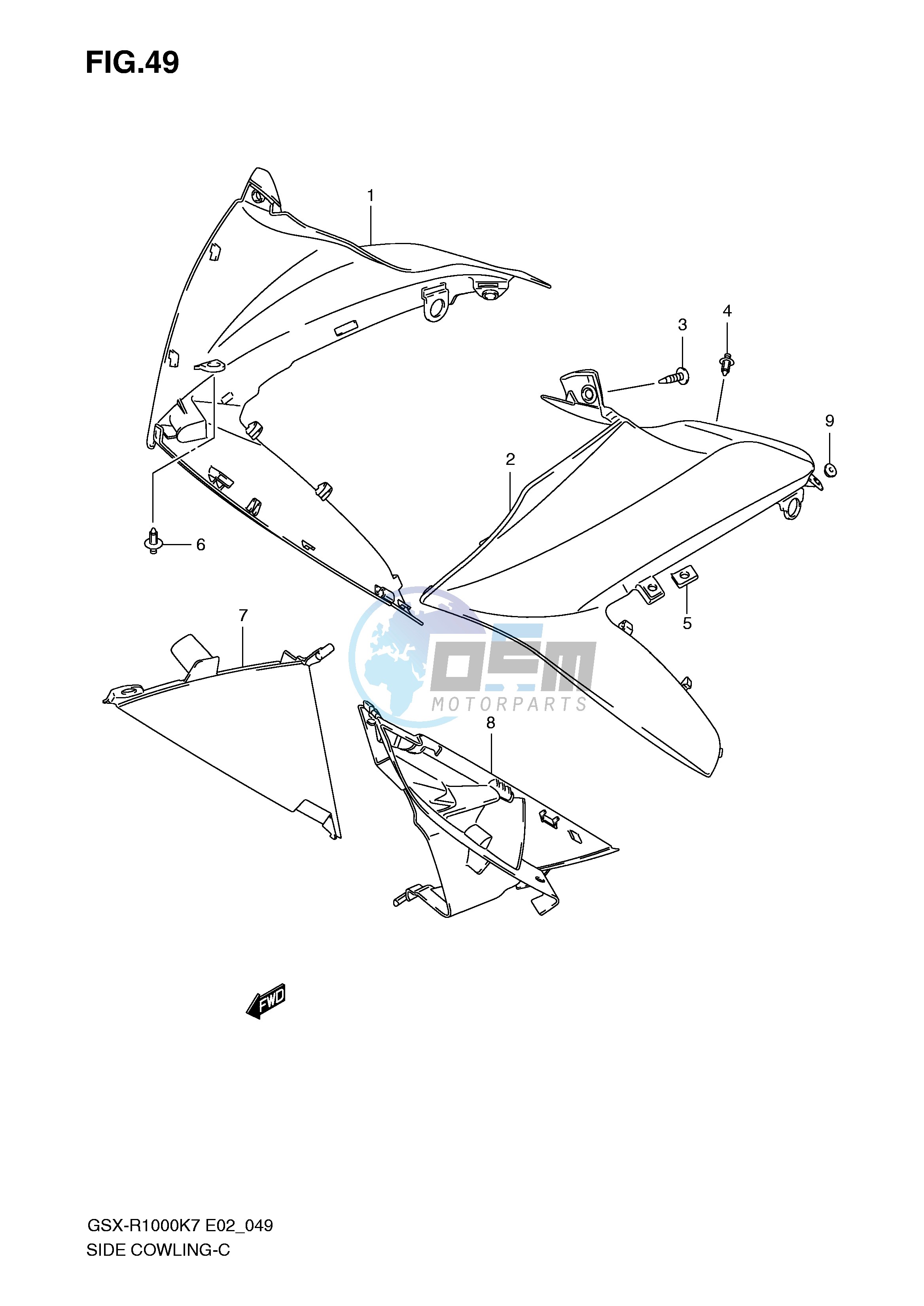 SIDE COWLING (MODEL K7)