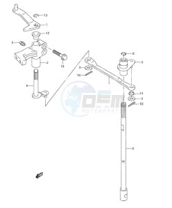 DF 90 drawing Clutch Shaft (S/N 372297 to 680685)