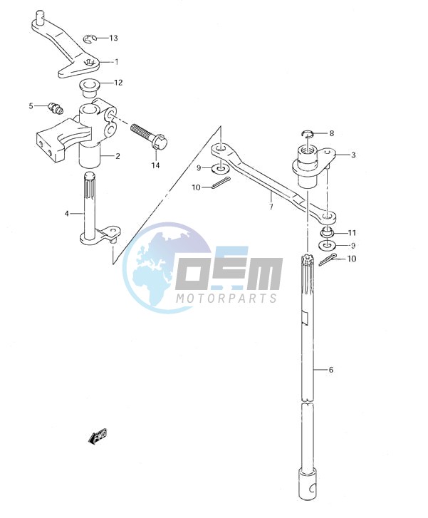 Clutch Shaft (S/N 372297 to 680685)