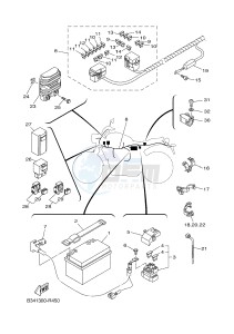 MTM690 XSR700 (B347 B347 B347 B347) drawing ELECTRICAL 1