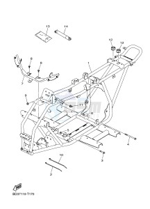 YFM90R YFM09RYXH (BD39) drawing FRAME