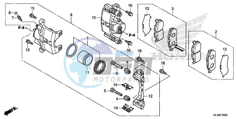 FRONT BRAKE CALIPER