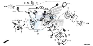 CRF250RE CRF250R Europe Direct - (ED) drawing WIRE HARNESS