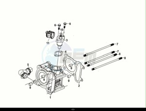 JET 14 125 LC ABS (E5) (XC12WZ-EU) (M1) drawing CYLINDER